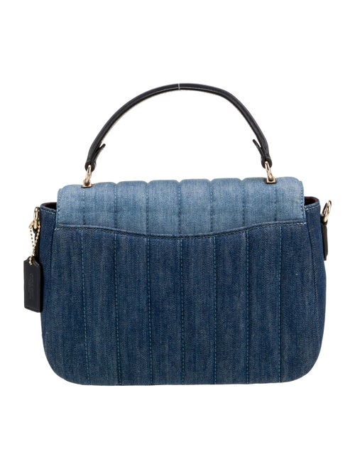 Coach Denim Top Handle Bag