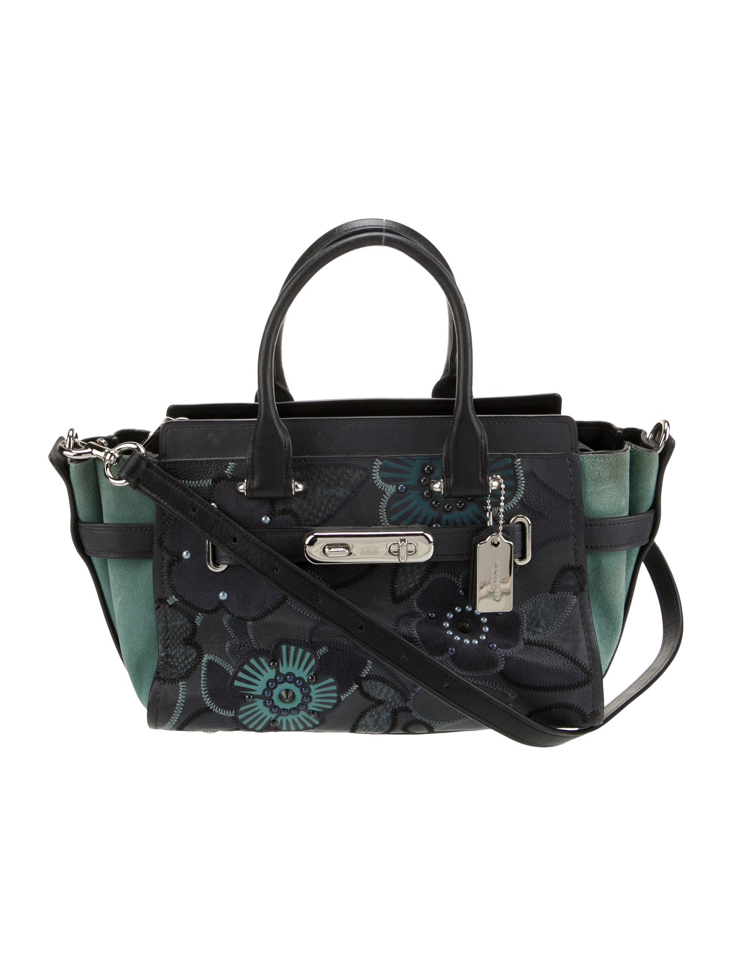 Coach Leather Top Handle Bag