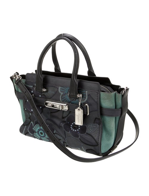 Coach Leather Top Handle Bag