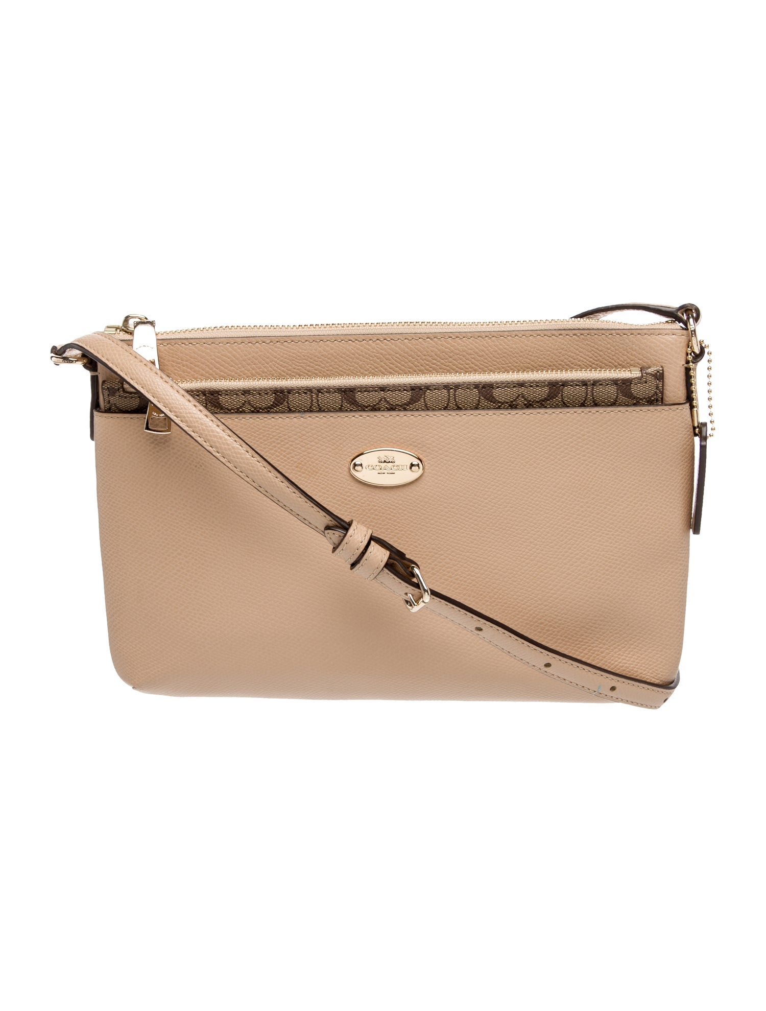 Coach Leather Messenger Bag