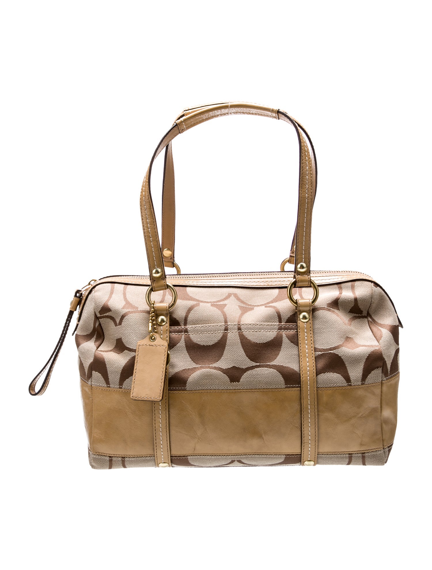 Coach Monogram Shoulder Bag Vintage