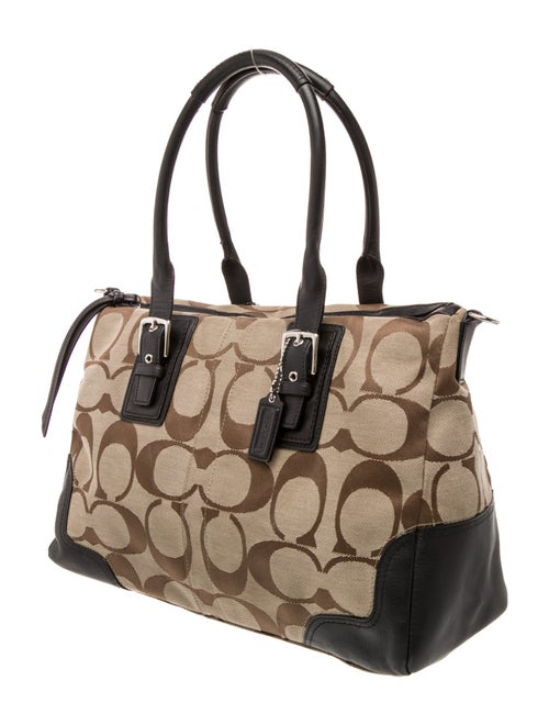 Coach Signature Top Handle Bag