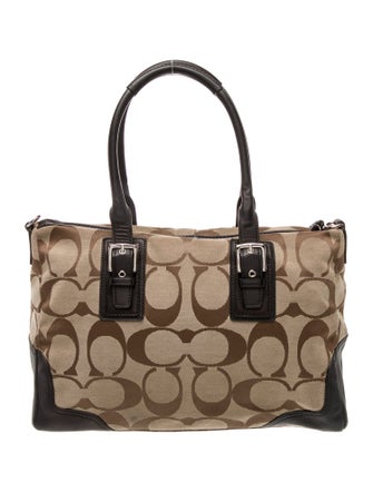 Coach Signature Top Handle Bag