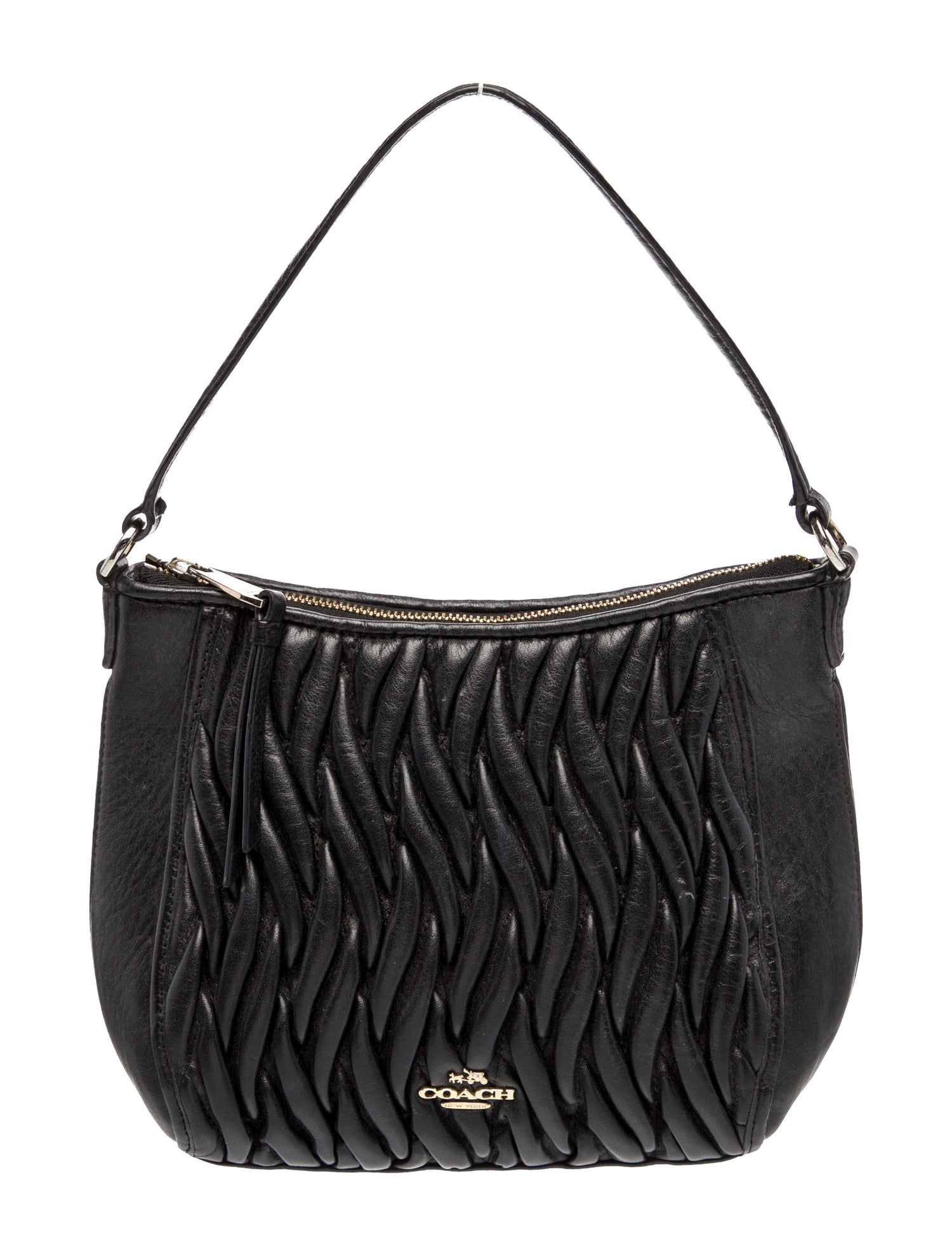 Coach Leather Top Handle Bag