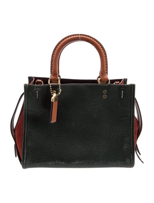 Coach Leather Top Handle Bag