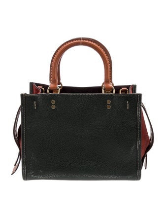 Coach Leather Top Handle Bag