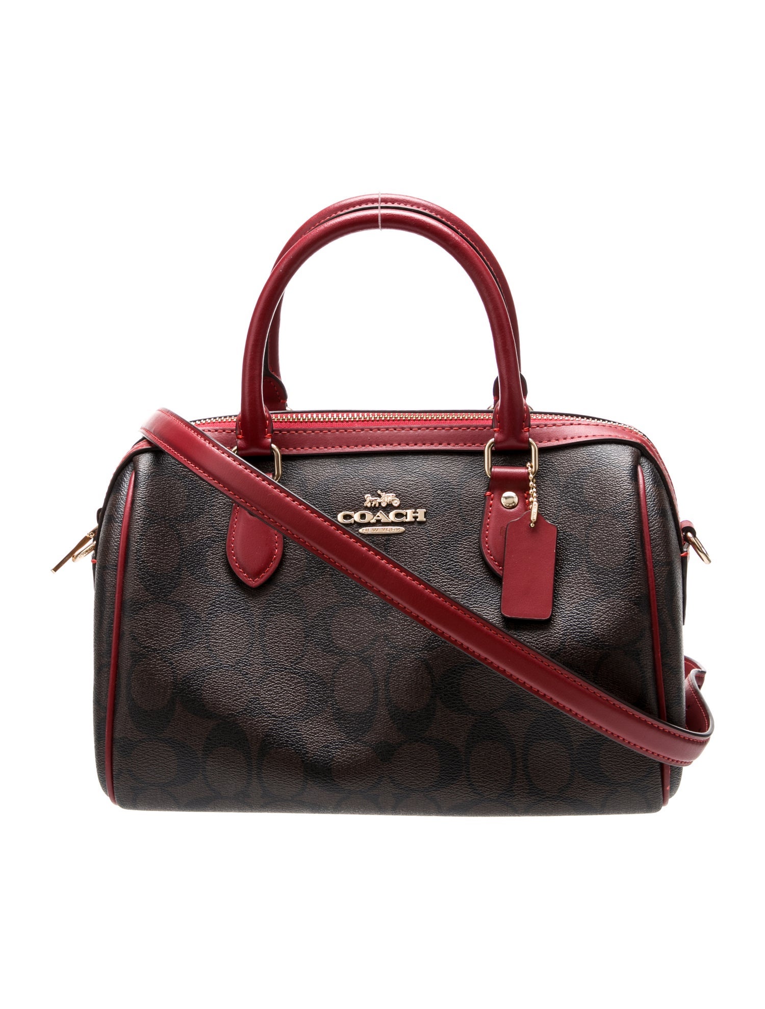 Coach House Check Top Handle Bag
