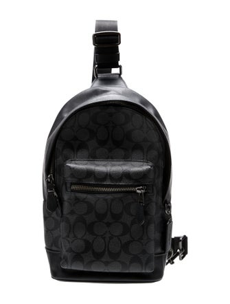 Coach Leather Backpack
