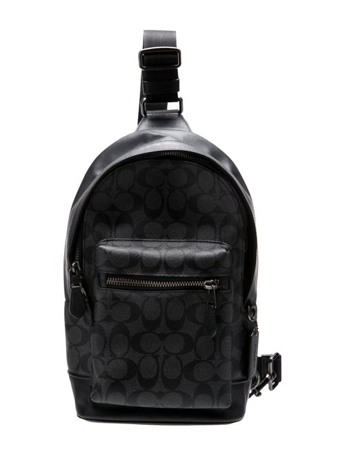 Coach Leather Backpack