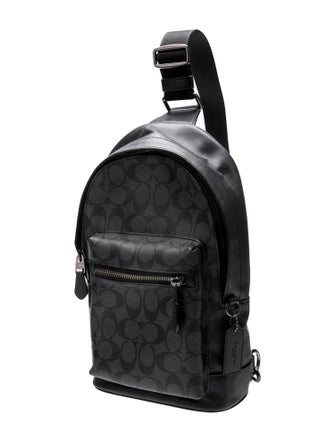 Coach Leather Backpack