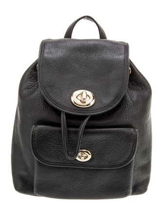 Coach Leather Backpack