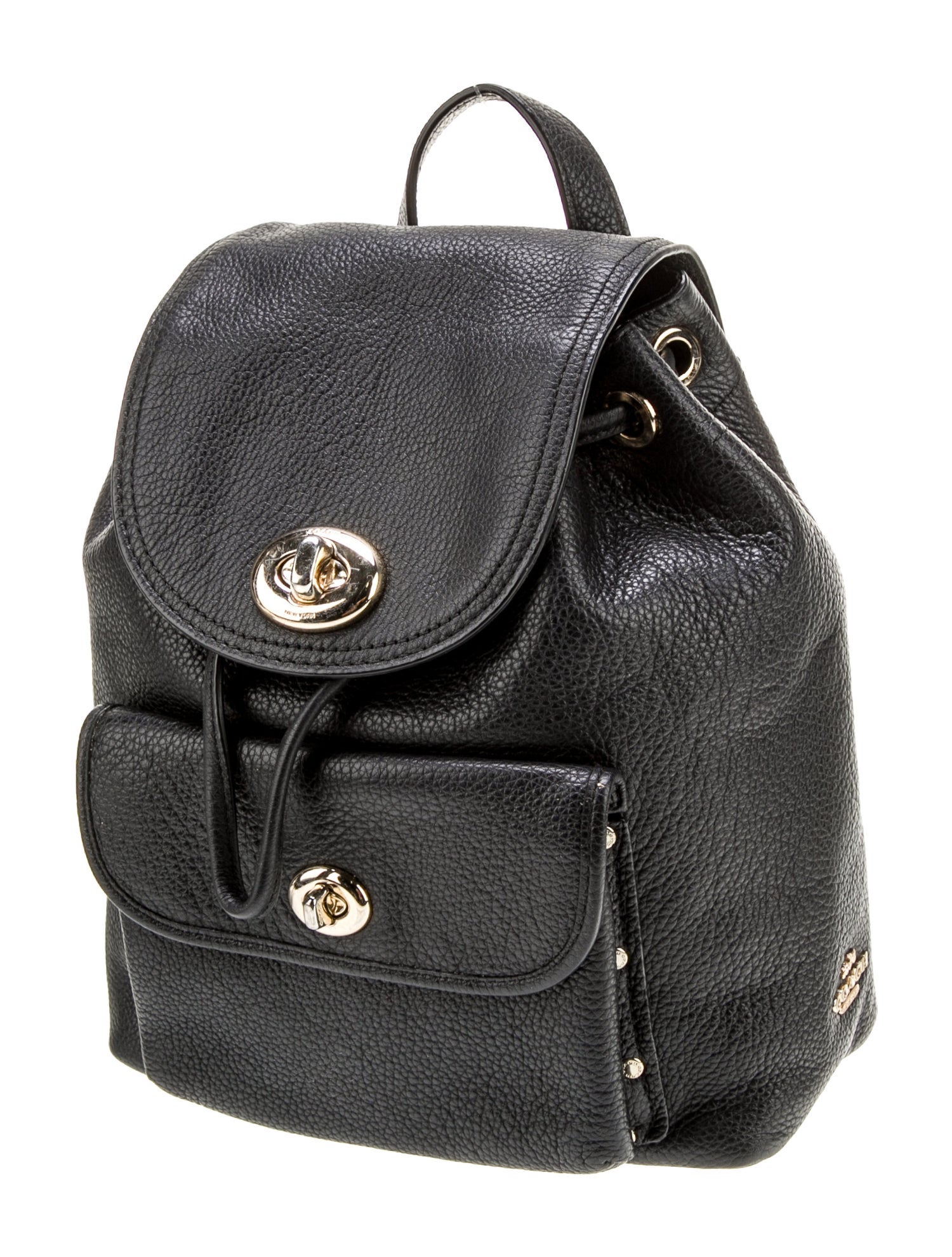 Coach Leather Backpack
