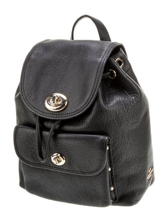 Coach Leather Backpack