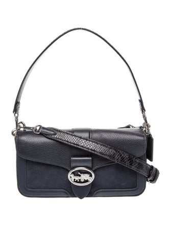 Coach Leather Top Handle Bag