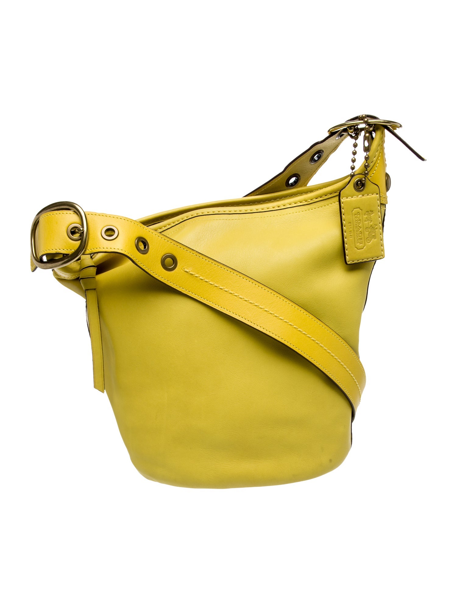 Coach Leather Messenger Bag