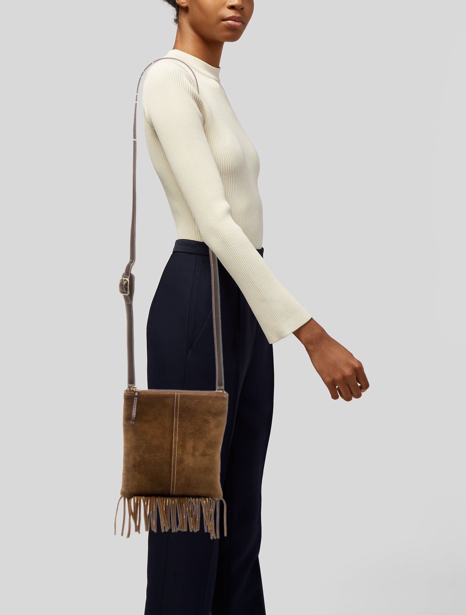 Coach Suede Crossbody Bag Vintage