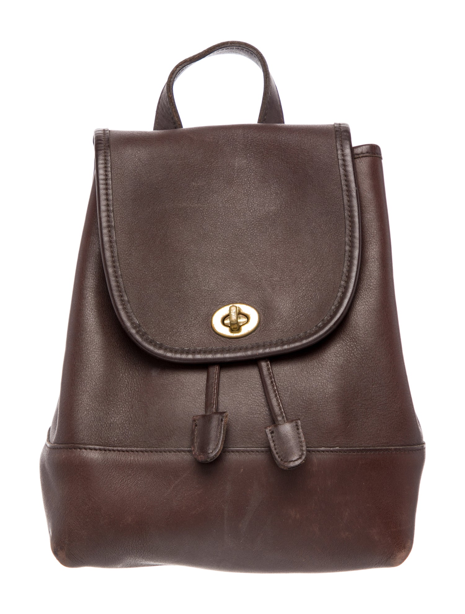 Coach Leather Backpack