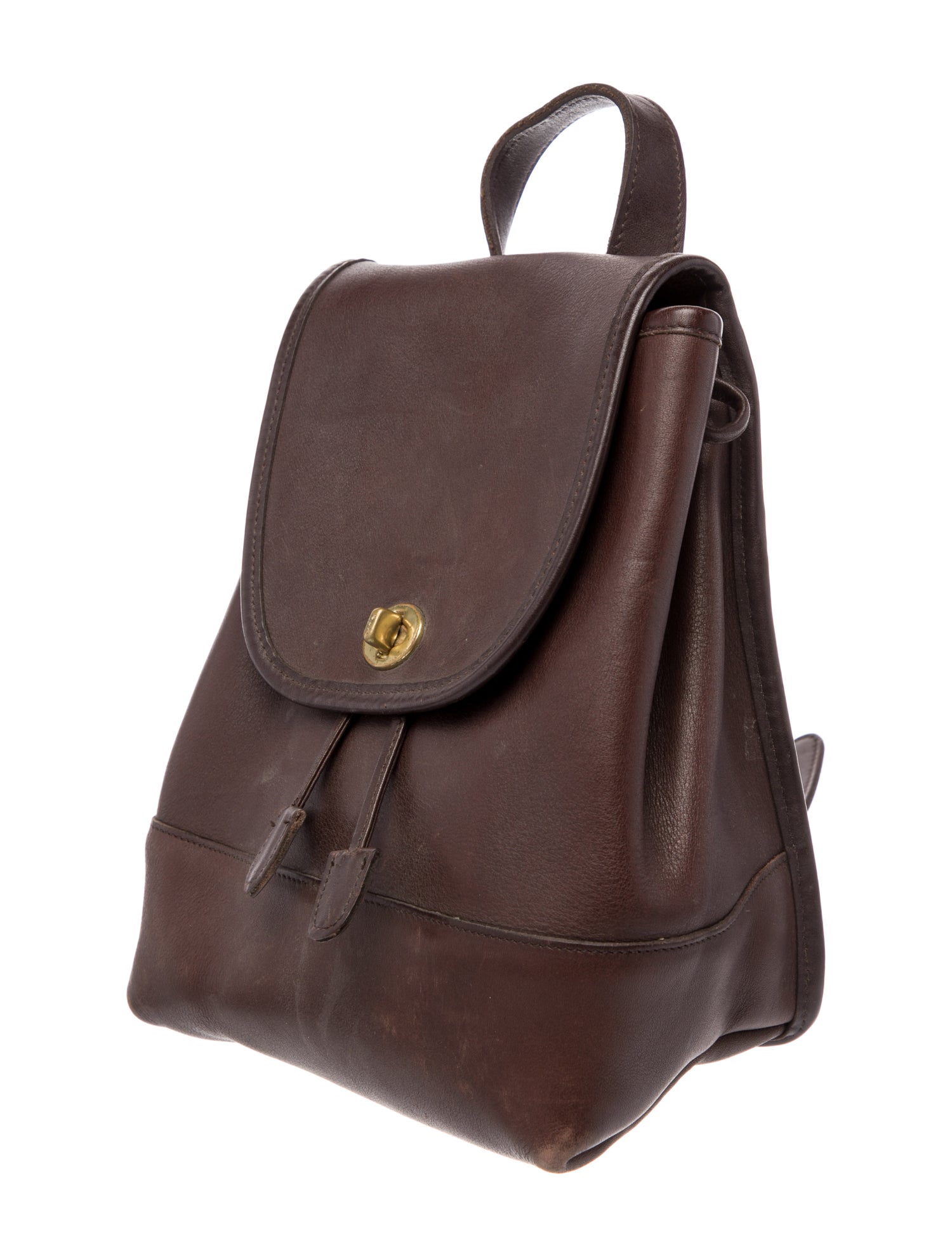 Coach Leather Backpack