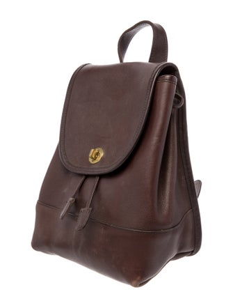 Coach Leather Backpack