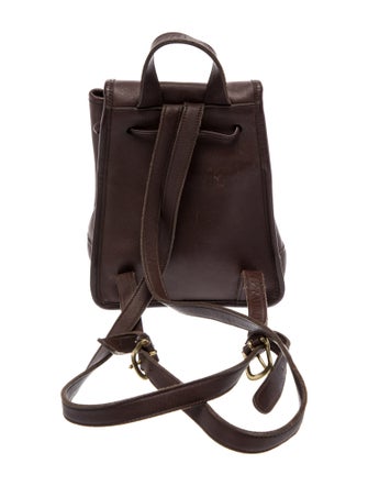 Coach Leather Backpack