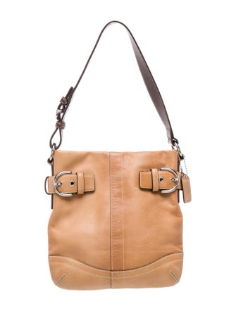 Coach Leather Top Handle Bag