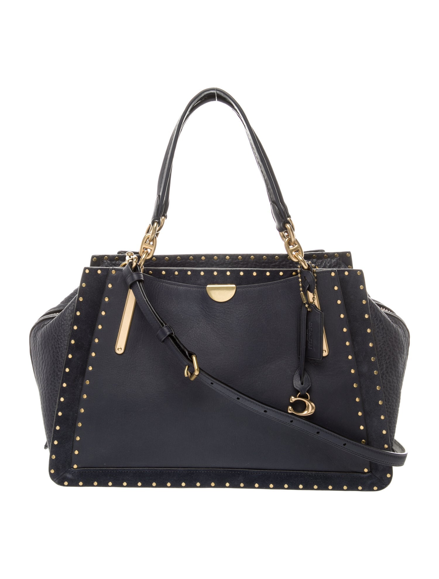 Coach Leather Top Handle Bag