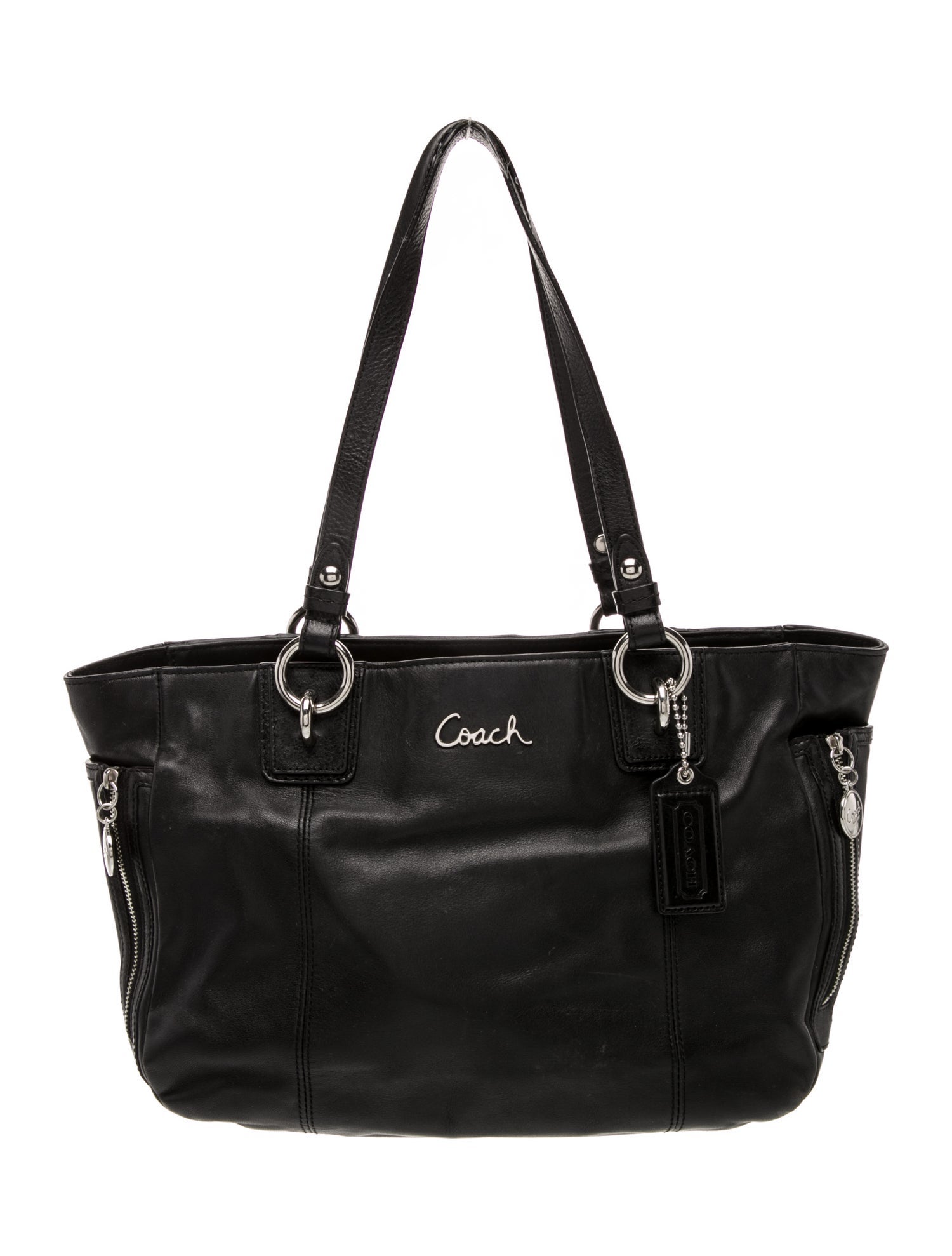Coach Leather Top Handle Bag