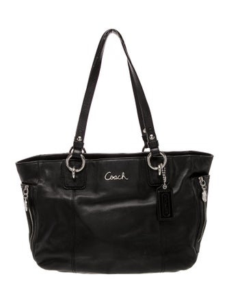 Coach Leather Top Handle Bag