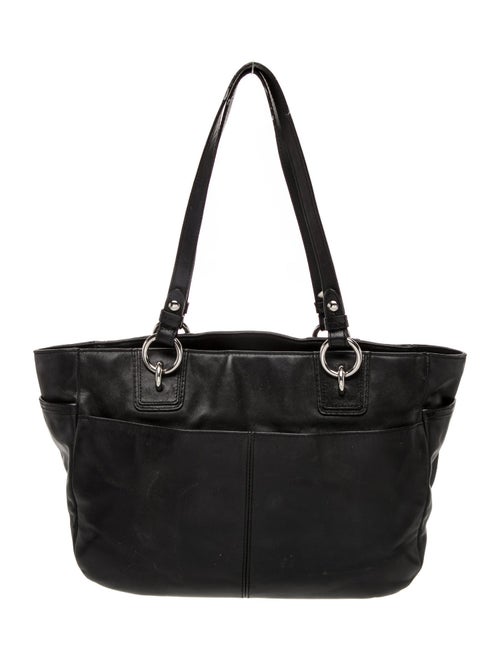 Coach Leather Top Handle Bag