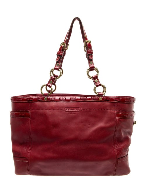 Coach Leather Top Handle Bag