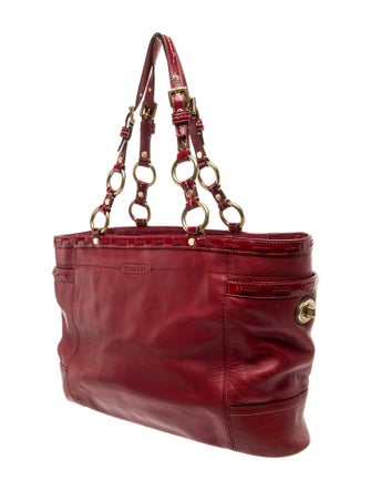 Coach Leather Top Handle Bag