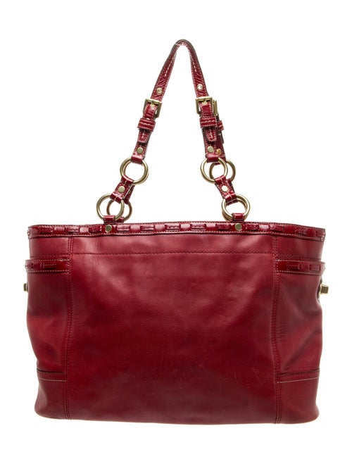 Coach Leather Top Handle Bag