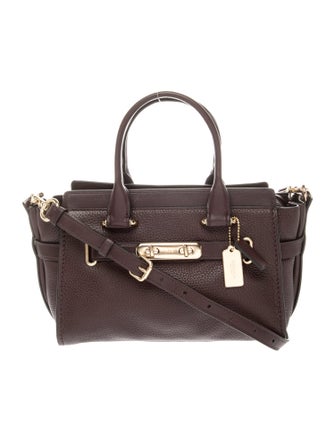 Coach Leather Top Handle Bag