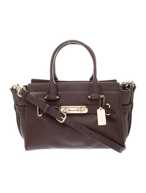 Coach Leather Top Handle Bag