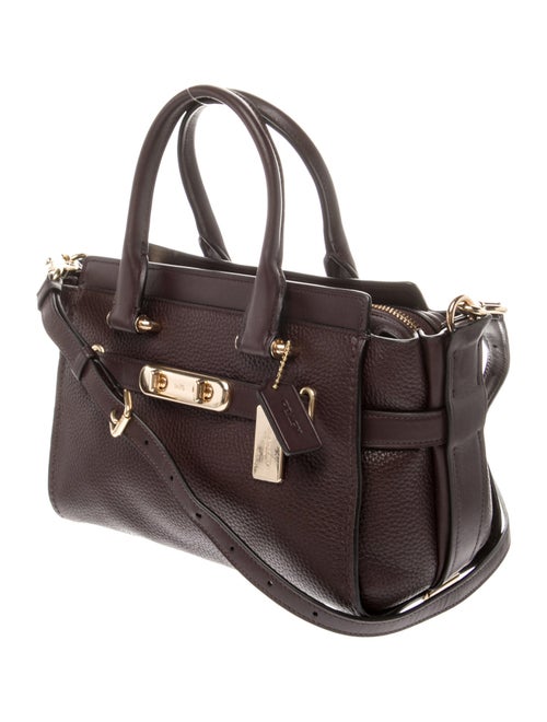 Coach Leather Top Handle Bag