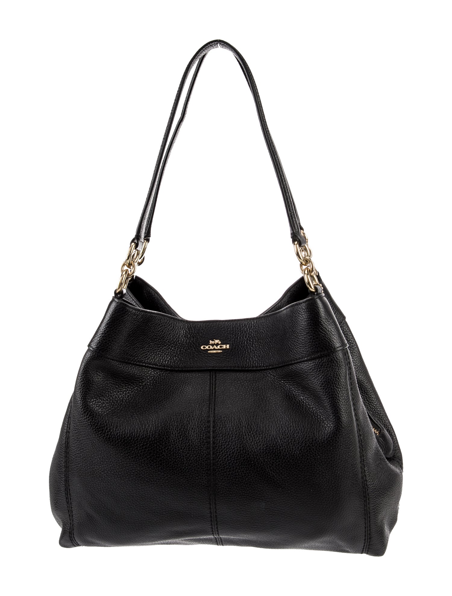 Coach Leather Top Handle Bag