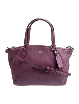 Coach Leather Top Handle Bag