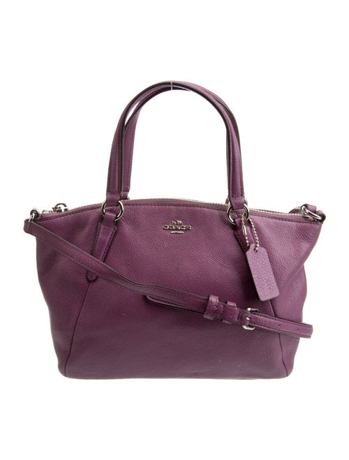 Coach Leather Top Handle Bag