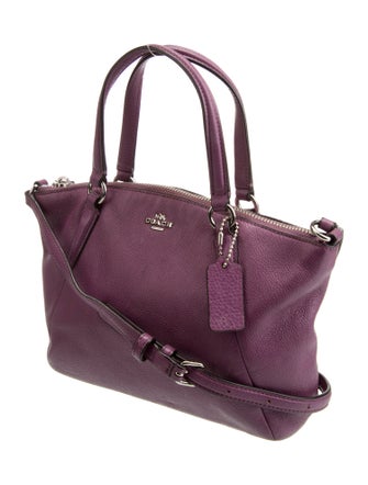 Coach Leather Top Handle Bag