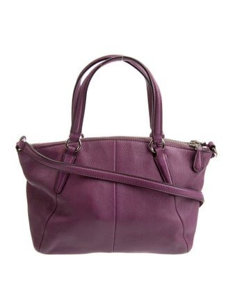 Coach Leather Top Handle Bag