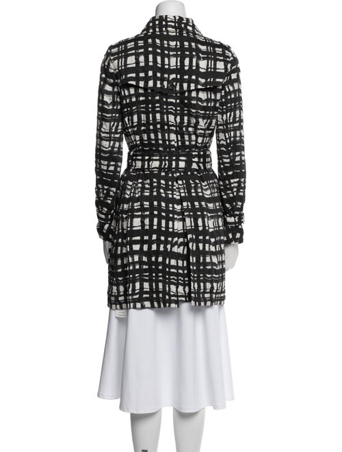 Coach Plaid Print Coat