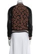 Coach Floral Print Bomber Jacket