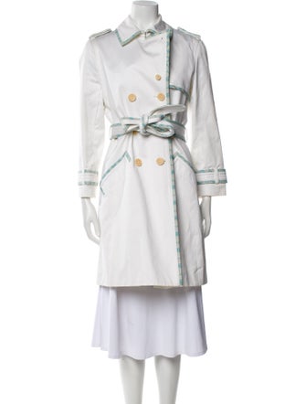 Coach Leather Trench Coat