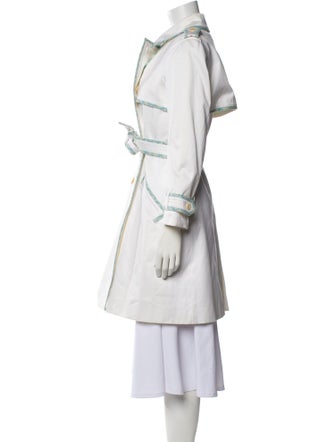 Coach Leather Trench Coat