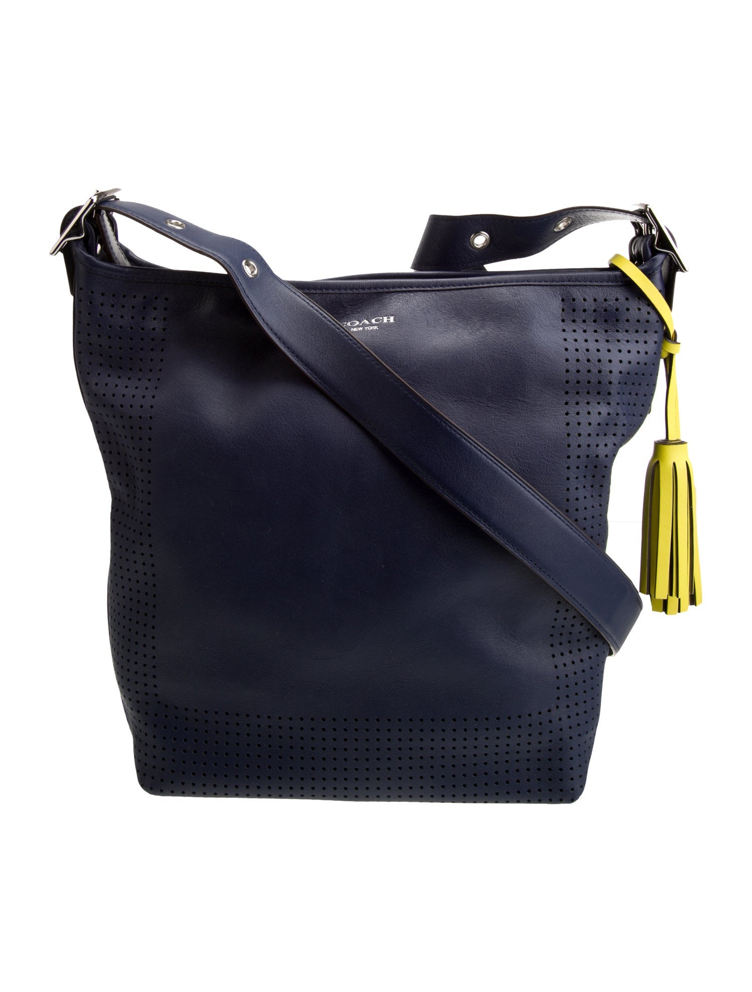 Coach Leather Messenger Bag