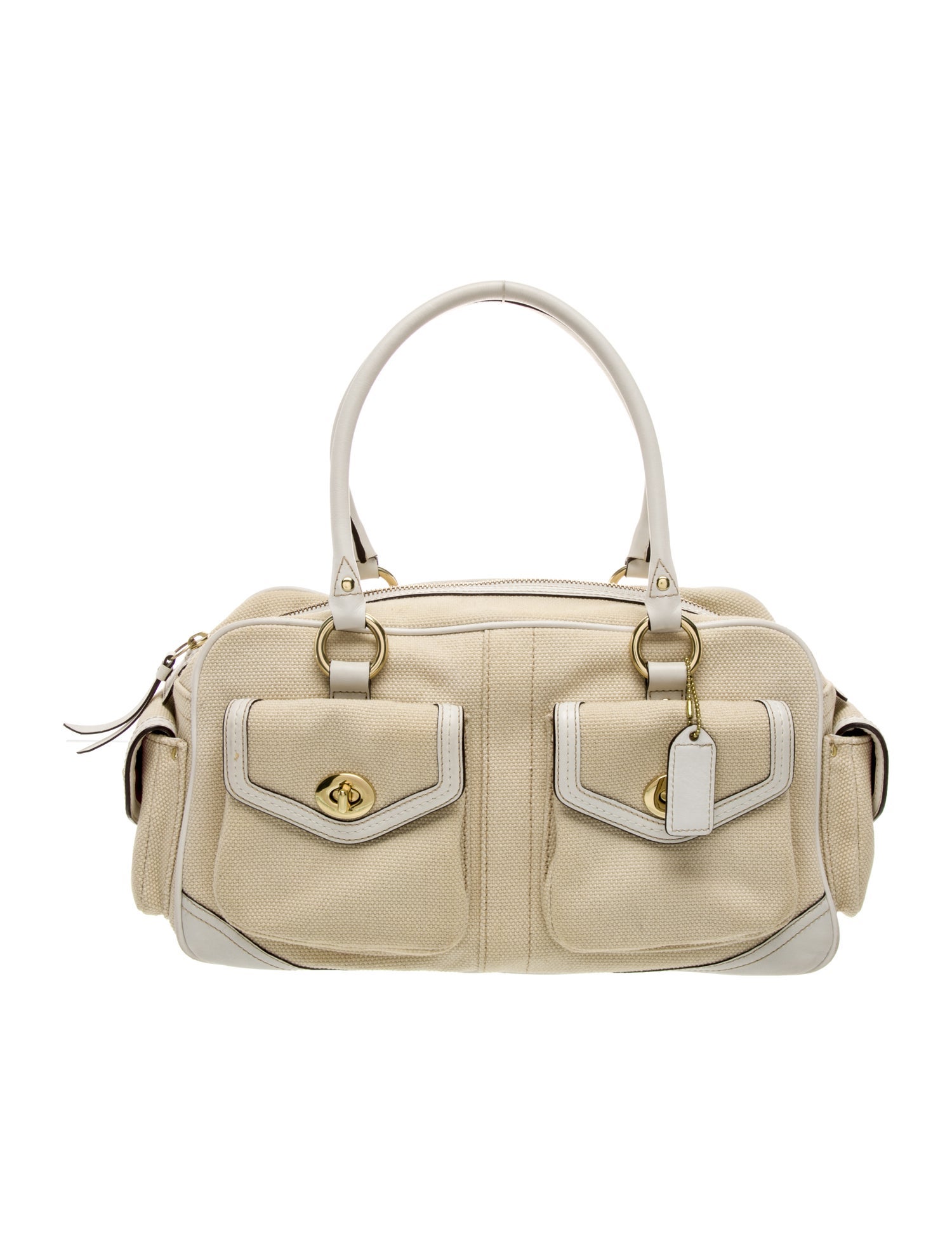 Coach Canvas Top Handle Bag