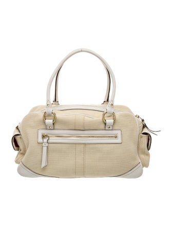 Coach Canvas Top Handle Bag