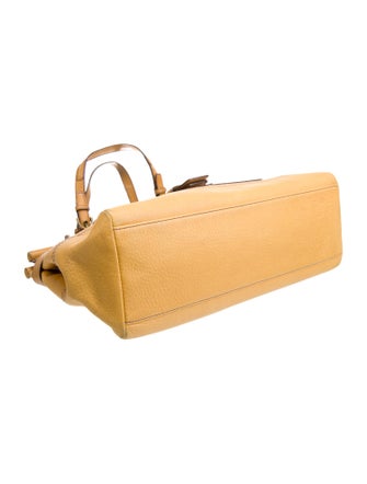 Coach Leather Top Handle Bag