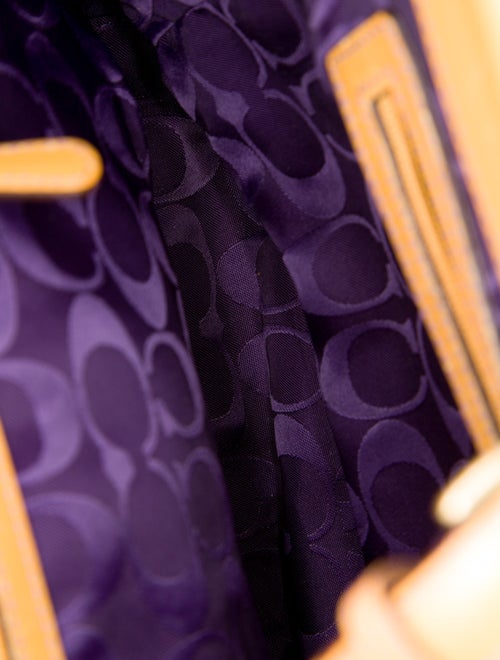 Coach Leather Top Handle Bag