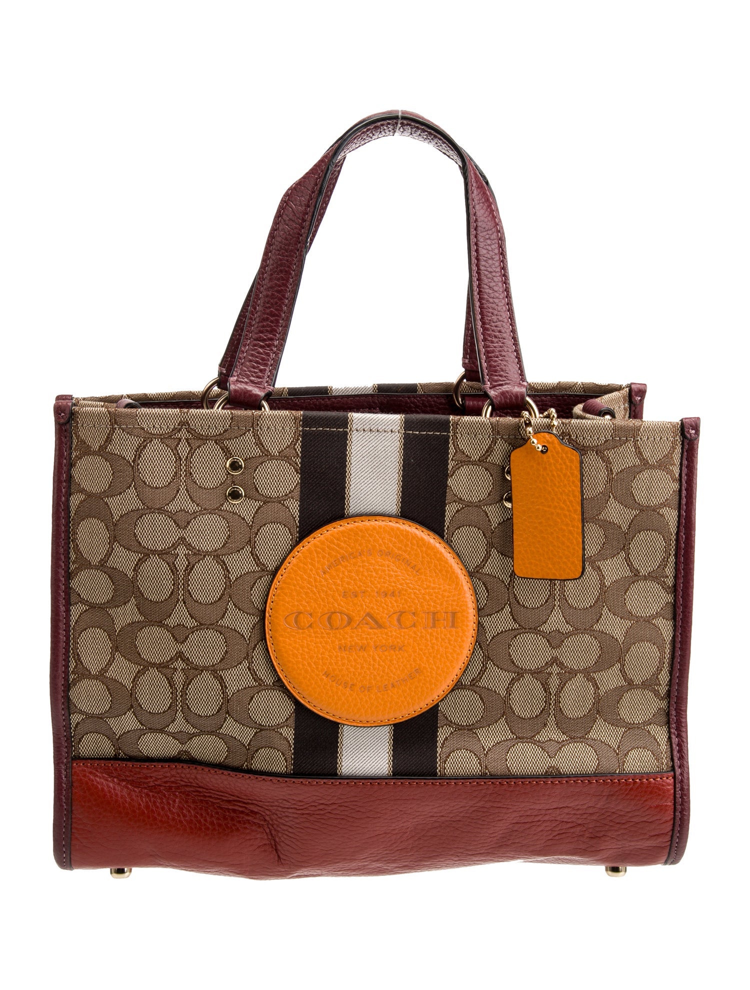 Coach Monogram Top Handle Bag